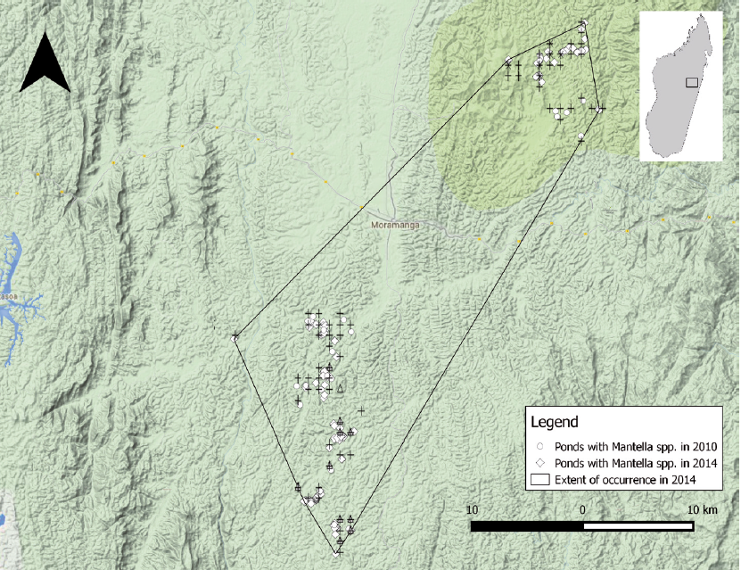 Distribution, Threats and Conservation of a Critically Endangered Amphibian (Mantella aurantiaca) in Eastern Madagascar