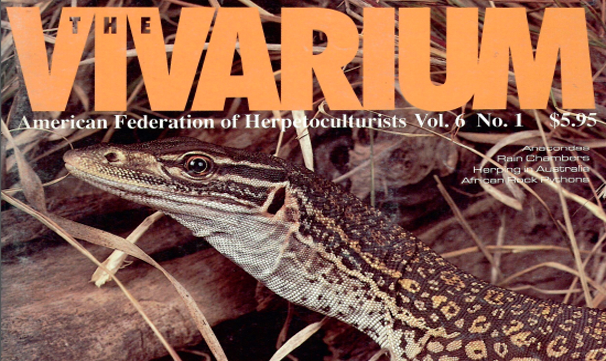 The Vivarium magazine and the spread of Herpetoculture